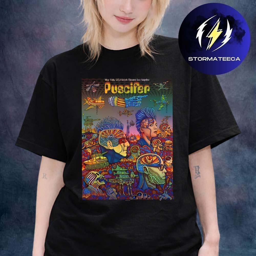 Puscifer Shirt The Normal Isnt Tour 2026 Greek Theatre Los Angeles May 14 Unisex Unisex T-Shirt S