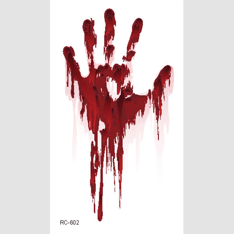 Halloween Temporary Horror Surgery Wound Scar Tattoo Stickers
