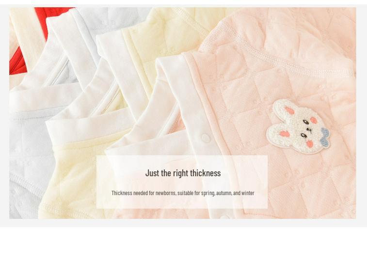 Quilted Baby Romper: Warm Cotton Onesie for Autumn & Winter