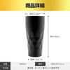 SaintGraal Vacuum Insulated Stainless Steel Beer Mug/Tumbler, Highball Glass, 660ml (Black), Perfect for Father's Day or Birthday Gifts.