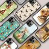 Airedale Terrier Hund Magnetische Handyhülle Für APPLE iPhone 17 Air 16 14 13 12 Pro Max 15 Plus Kabelloses Laden Mit MagSafe Abdeckung