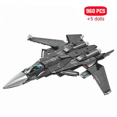 960 ADET Çok Amaçlı Gemideki Uçak Model Yapı Taşları MOC Askeri Savaş Uçakları Uçak Tuğlaları Çocuk Oyuncakları Erkek Çocuk Hediyeleri