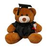 Orsacchiotto Peluche Laurea con Tocco e Logo Personalizzato