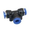 5 Pcs 6/8/10/12mm Tee Connector Garden Irrigation Quick Connectors Pneumatic Joint Mist Cooling System Adapters Water connector