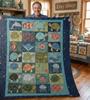 Valentine Patchwork Sherpa Blanket Heart Quilt Pattern Cozy Throw Home Decor Blankets