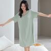 Gentle camisole nightdress for women, summer modal with padded short sleeve, new summer cooling style suitable for outdoor wear as pajamas