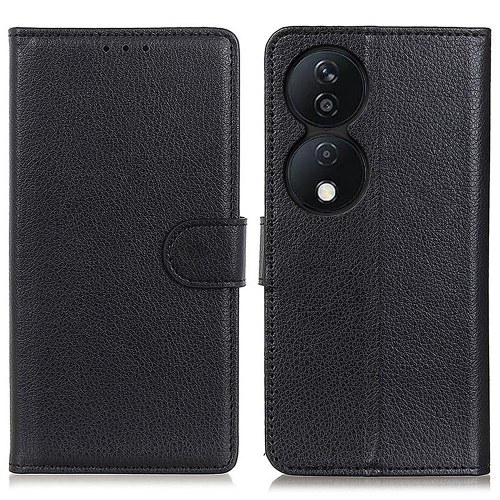 For Honor X7b 4G/90 Smart/Play 50 Plus 5G Wallet Leather Case Litchi Texture Phone Cover