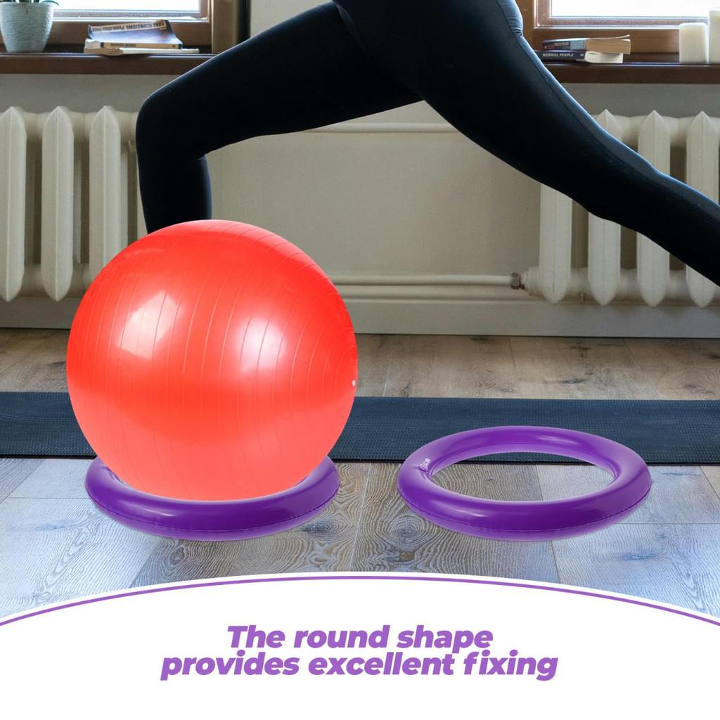 SUPVOX Yoga Ball Base Fixed Ring 42cm Black - Balance