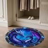 1pc fantasy dragon design rug home carpet non slip office decor gift living room bedroom