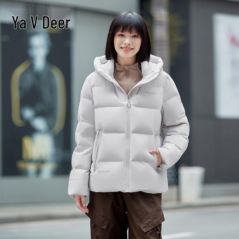 Yalu Women's Fashion Hooded Short Puffer Jacket