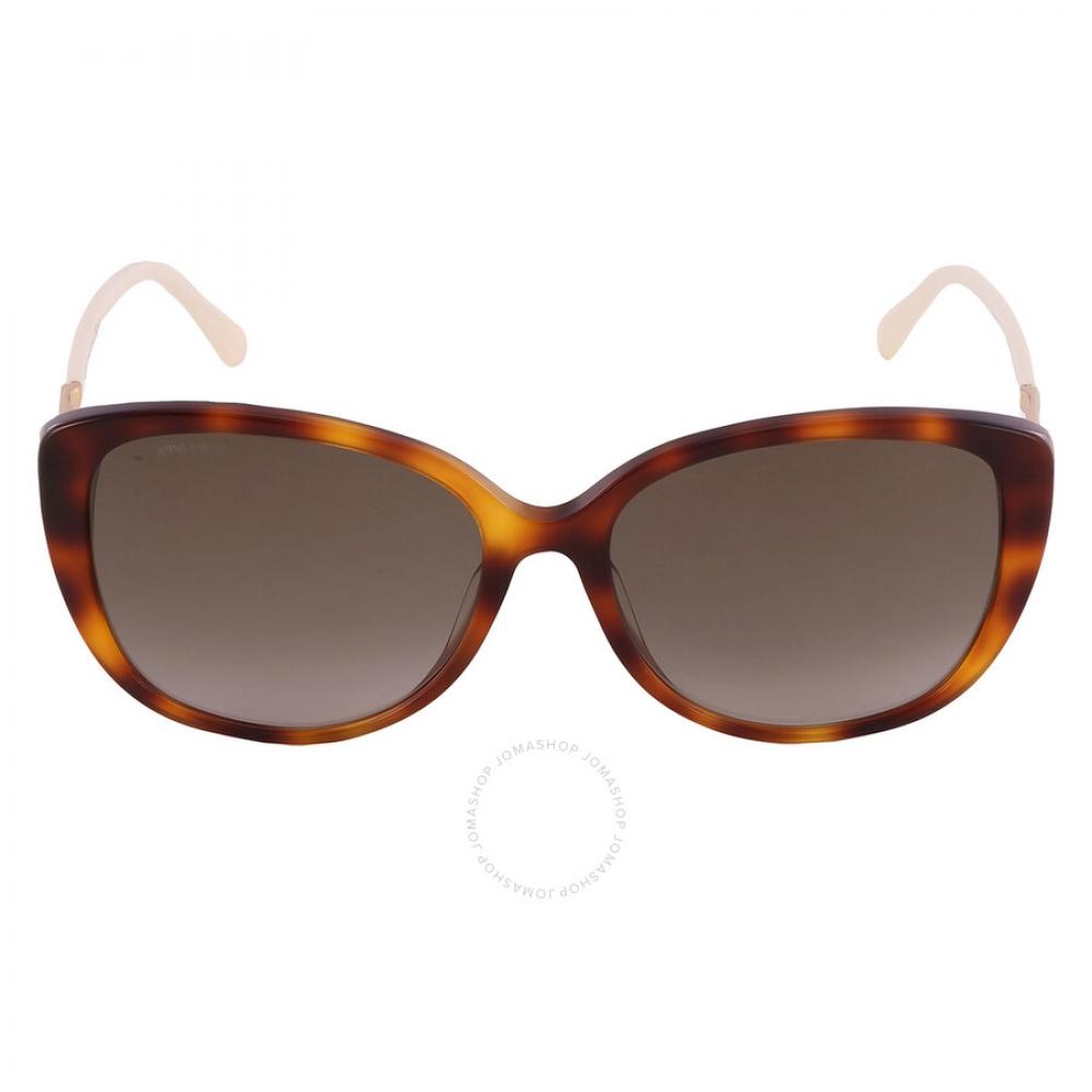

Jimmy Choo Brown Gradient Cat Eye Ladies Sunglasses ALY F S 0086 HA 57