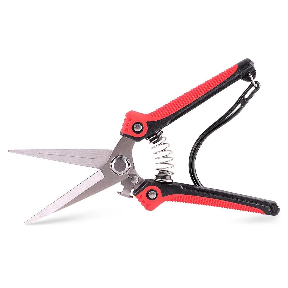Pruning Shear Branch Scissors Stainless Steel Non-Slip Handle Sharp Garden Fruit Tree Pruning Very Sharp Garden Tools