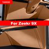 For Zeekr 9X 2025 2026 Car Main Co-Pilot Panel Leather Anti Kick Protection Sticker Accessories