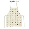 1Pcs Cat Graphic Printed Home Kitchen Apron Linen Sleeveless Antifouling Kids Bib Chef Cooking Baking Apron Home Cleaning Tools