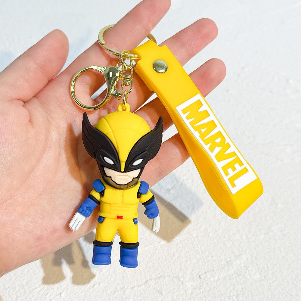 Nuovo Ciondolo Portachiavi in Silicone per Bambola Deadpool, Cordino da Auto per Zaino Scolastico, Regalo