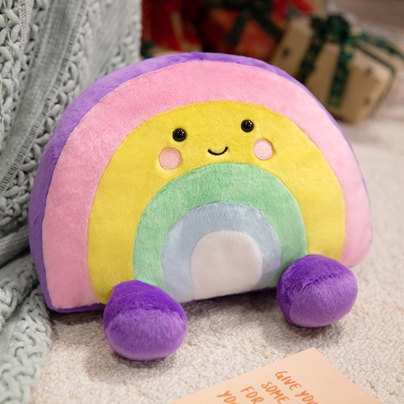 New Children's Toys Sweetheart Series Love Cloud Rainbow Plush Toy Bag Pendant