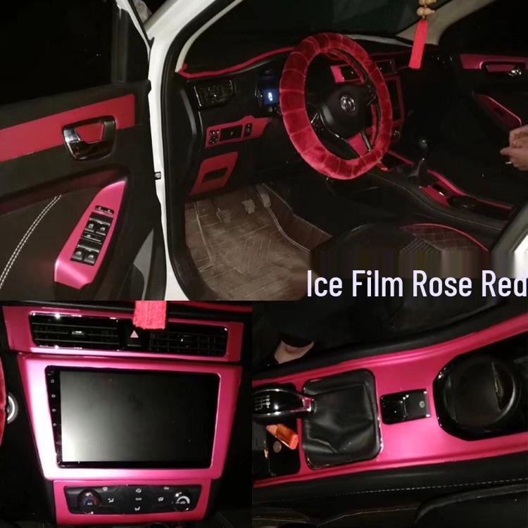 Carbon Fiber Console & Gear Shift Sticker for 16-18 Dongfeng Fengguang 580 Interior