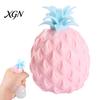 Jouet à presser à la main Ananas Soulagement de l'anxiété Réduction du stress Balle Exercice Relaxation Fruit Sensoriel Fidget Cadeaux de fête