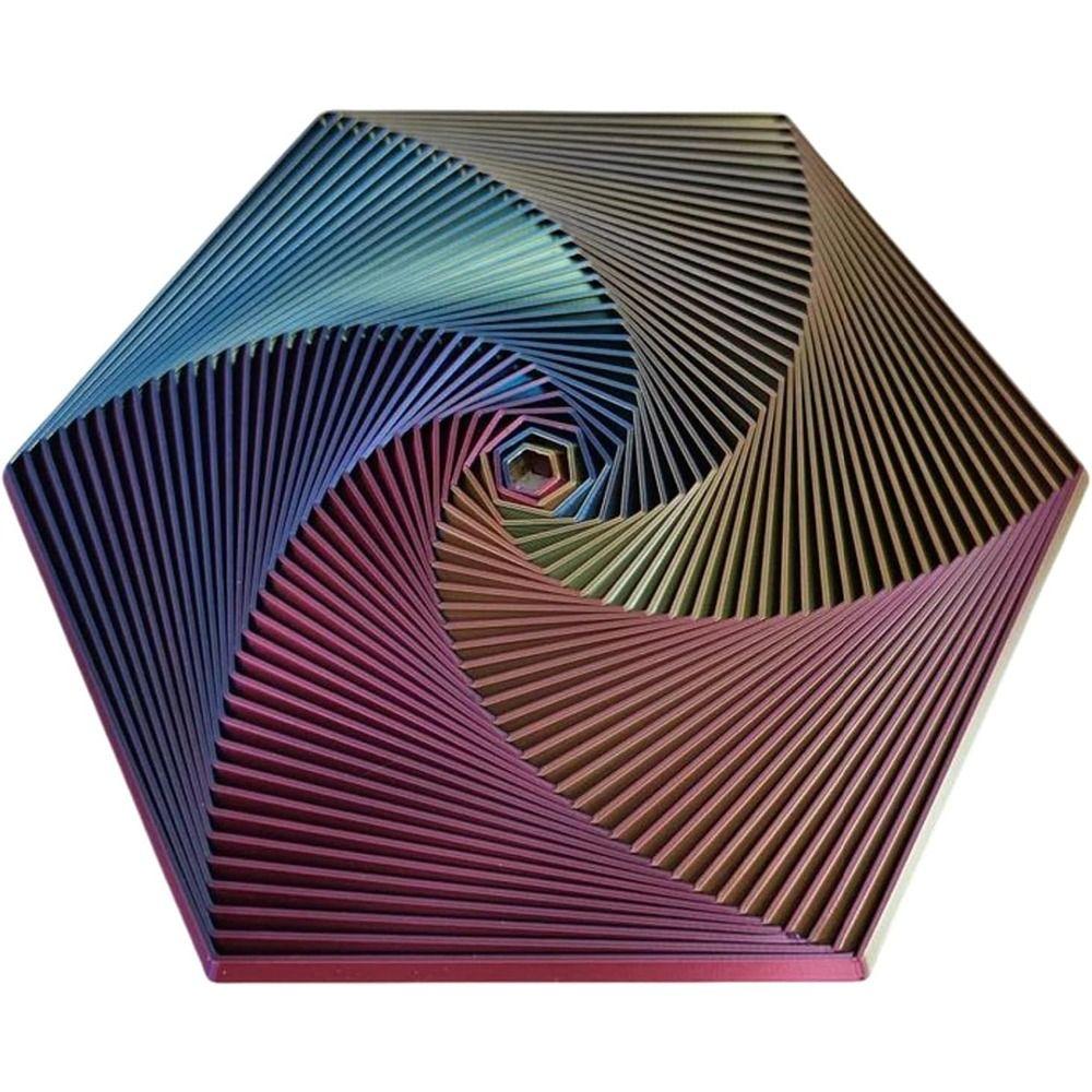 Fractal Fidget Hexagon 3D Printing Anti-Anxiety and Stress Relief Fidget Toys for Kids and Adults Mindful Meditation Tool