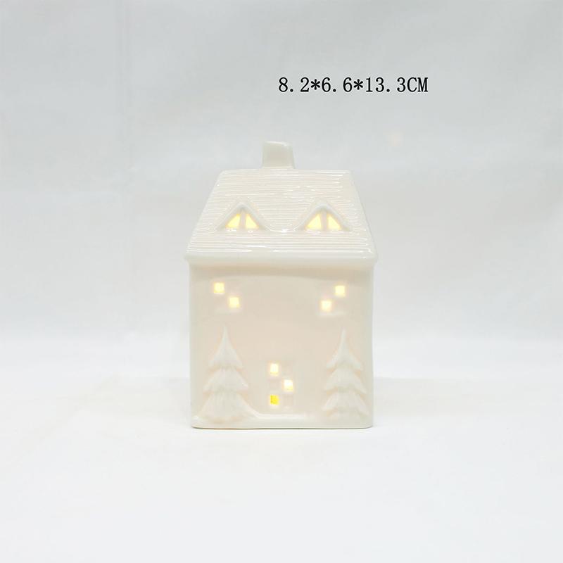 Keramikos namas žvakidė Keraminė arbatinės žvakidė Žvakių degiklis namų miegamojo dekoravimui Įkurtuvių dovana