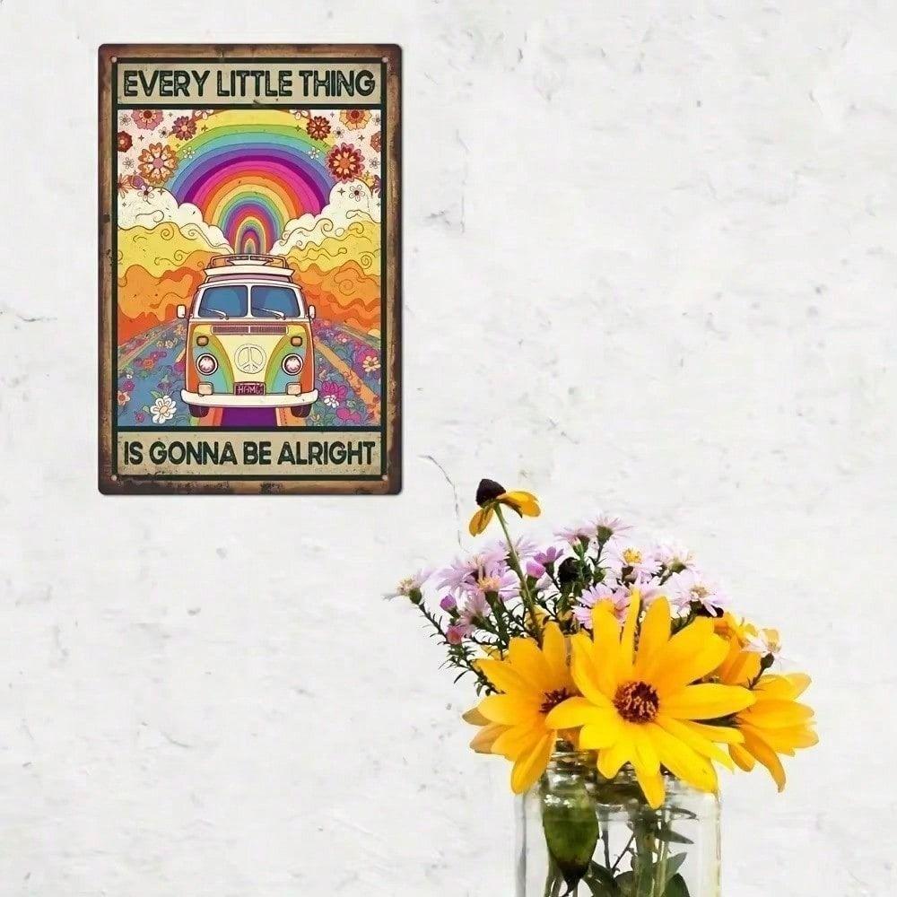 Vintage Metal Sign Rainbow for Home & Inspiration