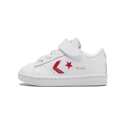 Converse Cons Pro Leather Low Top Toddler Shoes White Red Infant And Toddler