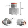 Soda CO2 Druckregler Adapter, Weiblich TR21-4 Soda Zylinder Zu Männlich G1/2 CO2 Flasche Langlebig