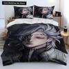 3D Tisk Anime Record of Ragnarok Přikrývka Ložní souprava Povlak na přikrývku Ložní souprava Povlak na přikrývku Povlak na polštář king Queen size Ložní souprava