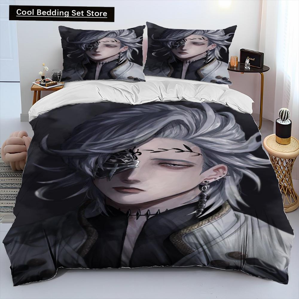 3D Tisk Anime Record of Ragnarok Přikrývka Ložní souprava Povlak na přikrývku Ložní souprava Povlak na přikrývku Povlak na polštář king Queen size Ložní souprava