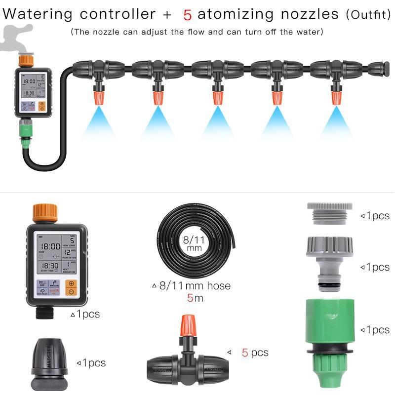 Garden Balcony Fully Automatic Watering Machine Automatic Water Timer Irrigation Watering System Intelligent Irrigation Controller