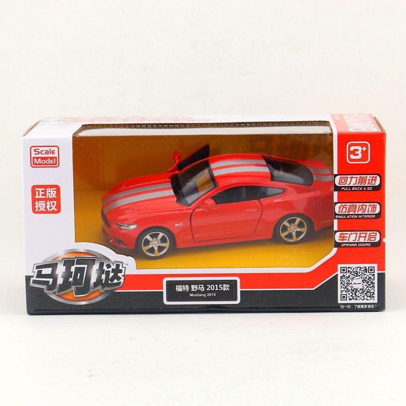 Alloy Ford Mustang Model For Kids With Inertial Control And Open Window Design For Collectors