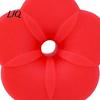Scratch-free Bird Feeder Part 4PCS Hummingbird Replacement Parts, Simulated Red Flowers Shape, Universal Elastic Nozzle Fit Silicone Waterproof