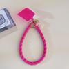 Fashion Colorful Silicone Phone Chain Wrist Bracelet Lanyard with Cute Bear Charm Handmade Jewelry Style Loss Mobile Phone Strap
