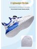 2025 Kids' Sneakers: White Non-Slip Breathable Shoes with Rotating Buckle for Boys and Girls