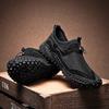 Fashion Summer Breathable Handmade Designer Slip On Casual Mens Shoes Thick Sole Hollow Out Sneakers Lightweight Outdoor Flats Moccasins