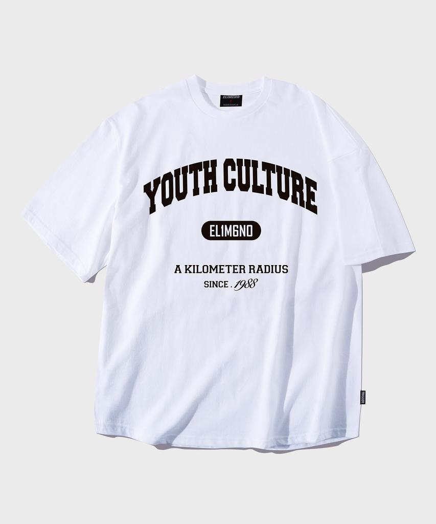ELIMENO El Youth Culture Oversized Short Sleeve T-Shirt White