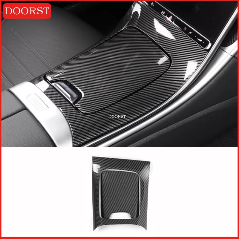 

Для Mercedes Benz S-Class W223 S400L S450L S500L S480 S580 S680 + Автомобільні Аксесуари Декоративна Накладка на Кришку Підлокітника Центральної Консолі Style B carbon fibre