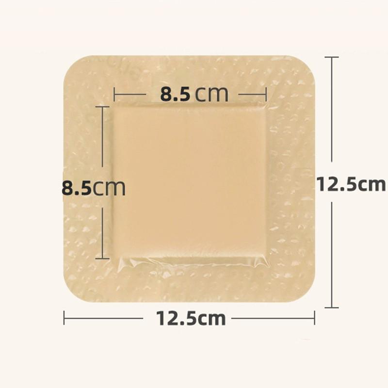 Silicone Gel Foam Dressing for Pressure Ulcer Care - Sterile Polyurethane Foam Patch