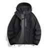 Men's and women's sunscreen clothing print outdoor hooded light skin clothing summer ice silk UV protection fishing clothing