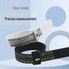 Adjustable US/UK Ring Size Measuring Tool: PU Ring Sizer & Ruler Tape