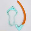 A1A2 Front Diving Swimming Snorkel Swimming Training Snorkel Comfortable Swimming Underwater Air Breathing Hose Enduring