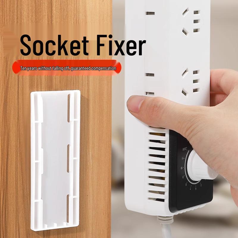 

Настінний без свердління органайзер для мережевого фільтра та роутера