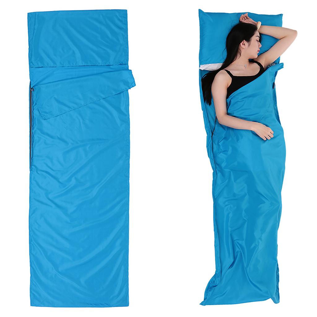 TOMSHOO 70*210CM Bärbar Sovsäck Utomhus Resor Camping Vandring Polyester Pongee Hälsosam Sovsäck Med Örngott