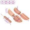 Vidaxl Shoe Horns with Spoon, EU 44-45, Solid Cedar Wood