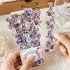 10Sheets Long Floral Stickers Hollow Relief Craft Diy Scrapbooking Collage Stationery Decor Journal Frame Decoration Stickers
