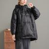 Sweater down jacket women's new winter thickened warm medium and long white duck down multi-zipper pullover jacket tide