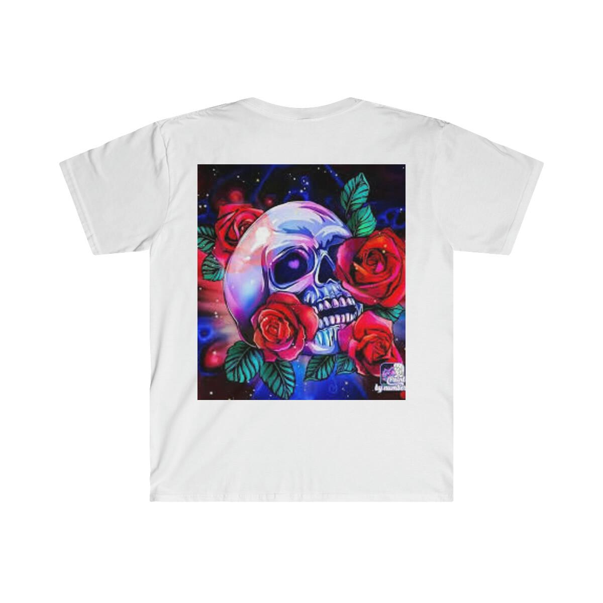 Lucky Skull Galaxy Unisex Softstyle Tee S