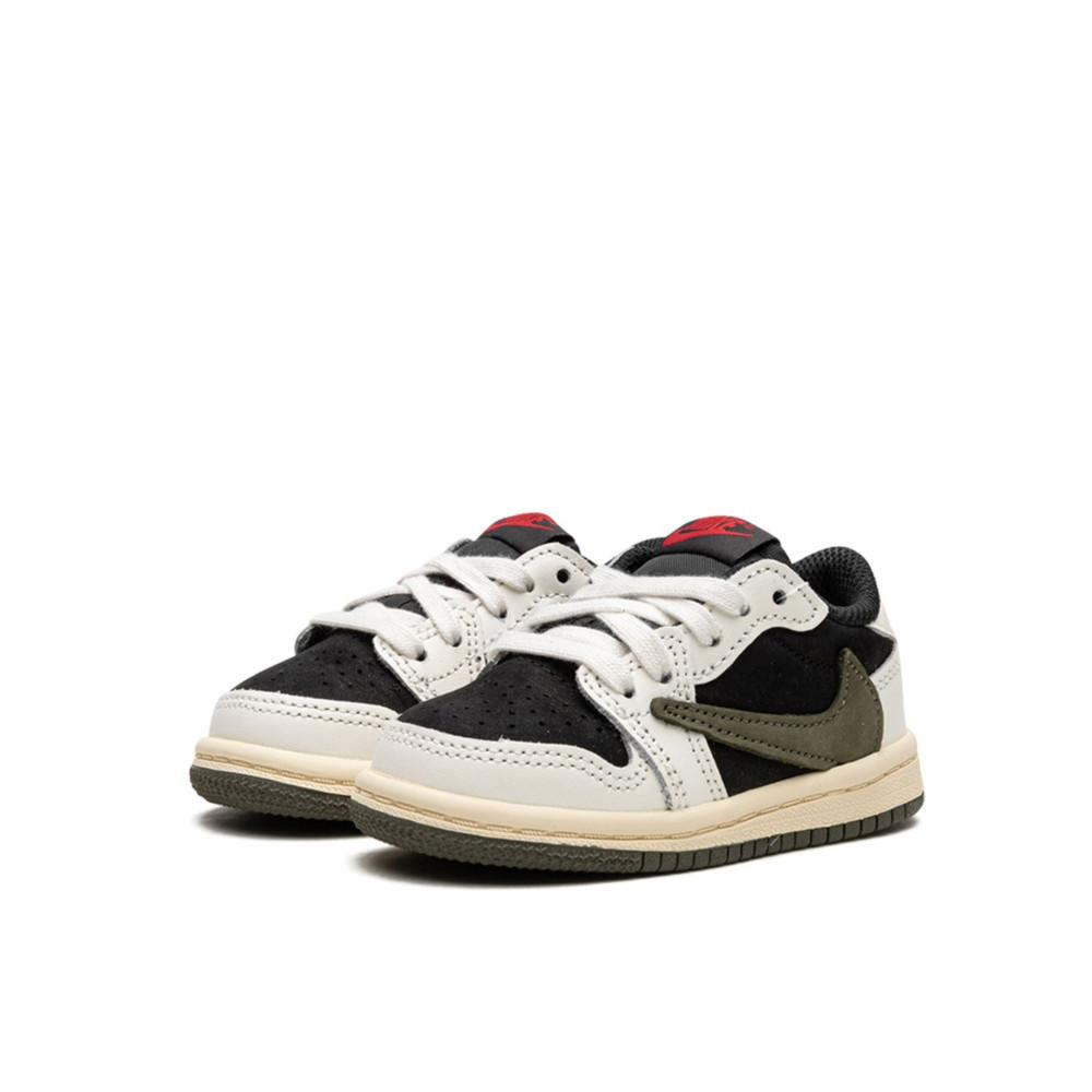 Air Jordan 1 Retro Low OG SP Travis Scott Olive Children and Babies