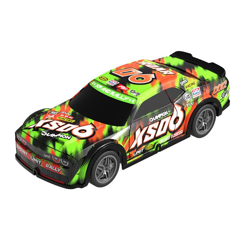 

Чотиристоронній дрифтовий гоночний іграшковий автомобіль Світловий автомобіль з дистанційним керуванням Дитячий іграшковий автомобіль (Без батареї) P222 зелений