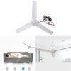 DC12V Plastic 3 Leaves Ceiling Fan Camping Tent Silent Hanging Cooling Fan